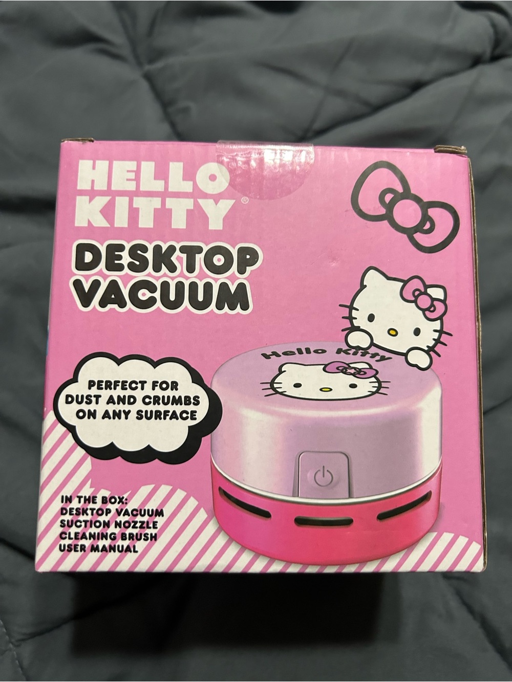 Hello Kitty Pink and White Desktop Mini Vacuum